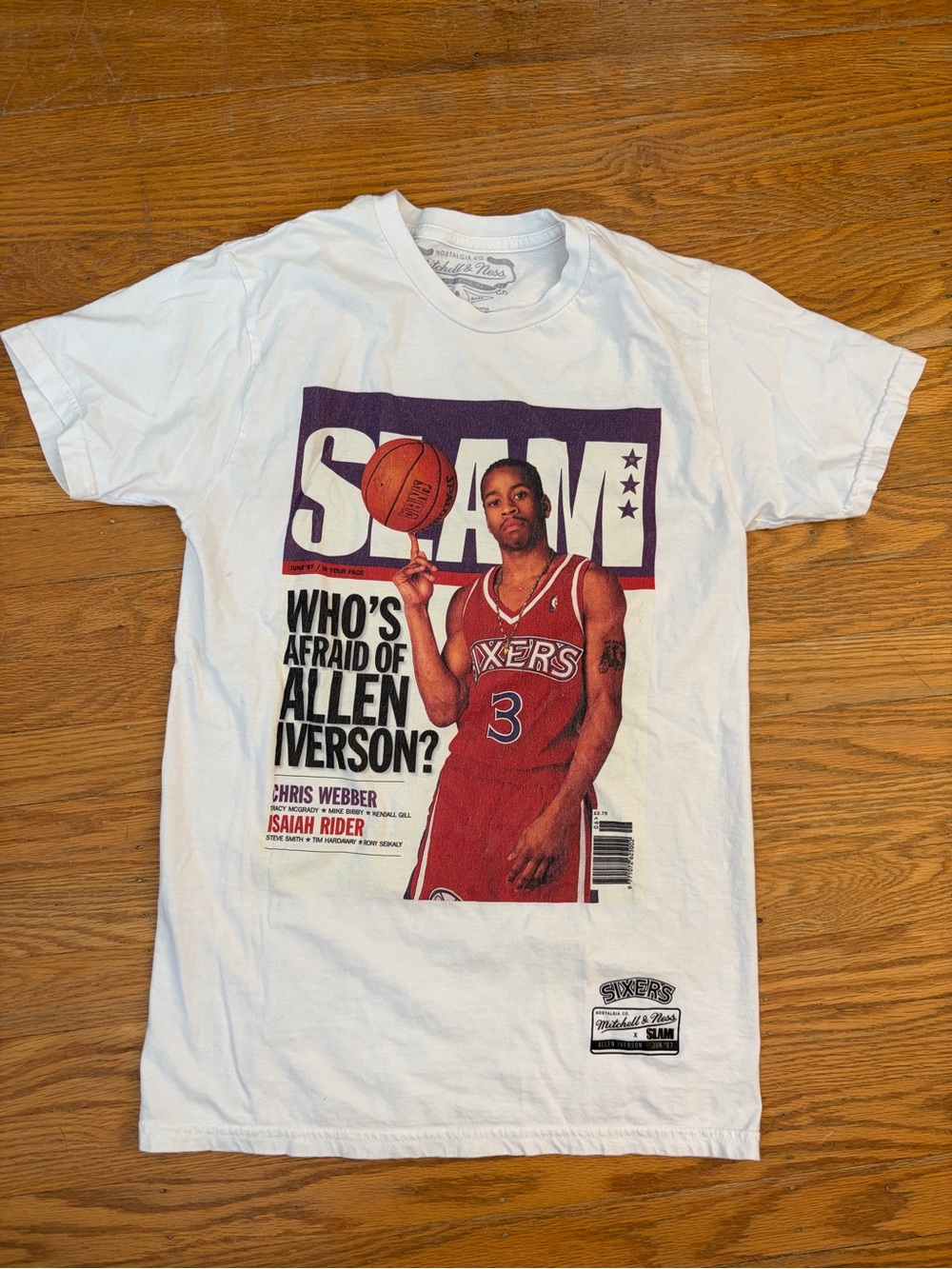 Philadelphia 76ers Allen Iverson Tee - S